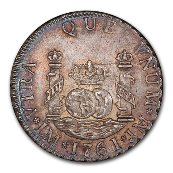 1761 LM-JM Peru Silver 2 Reales MS-63 PCGS 1761 LM-JM Peru Silver 2 Reales MS-63 PCGS